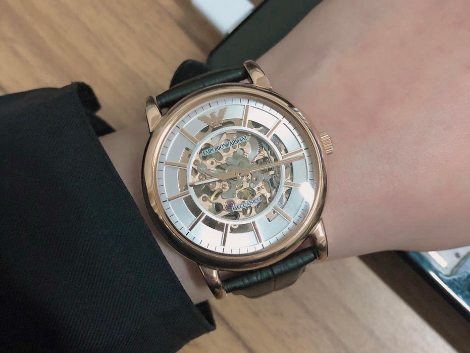 心心念念❤️阿玛尼全镂空手表⌚️