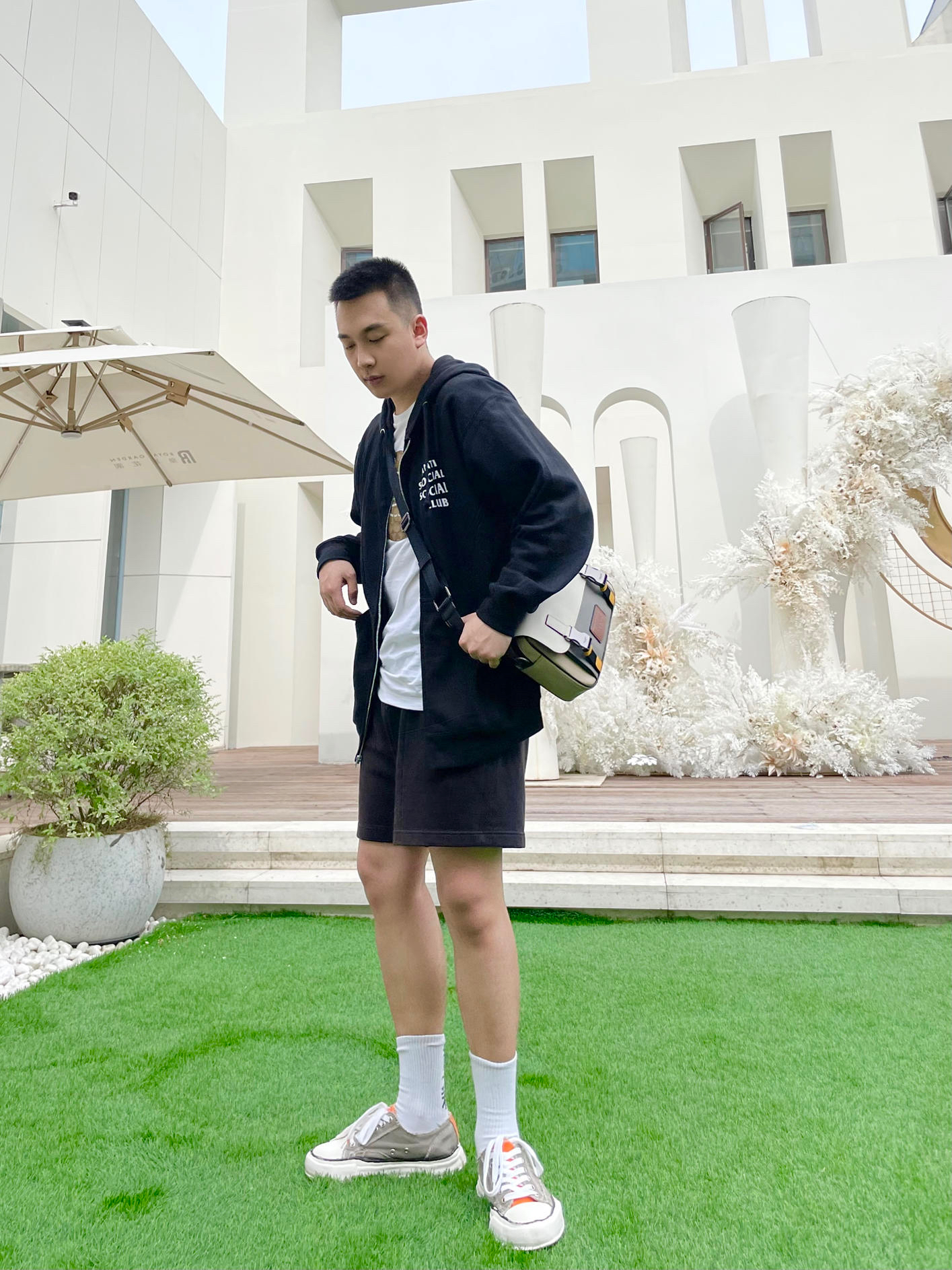 OOTD｜男生春季搭配｜超适合男生的斜挎包