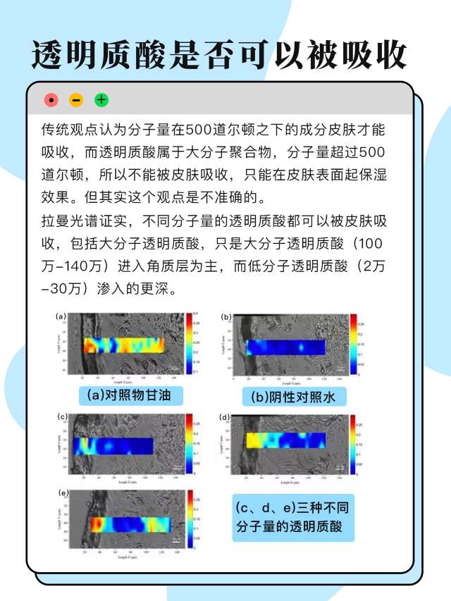 成分小课堂【3】——玻尿酸