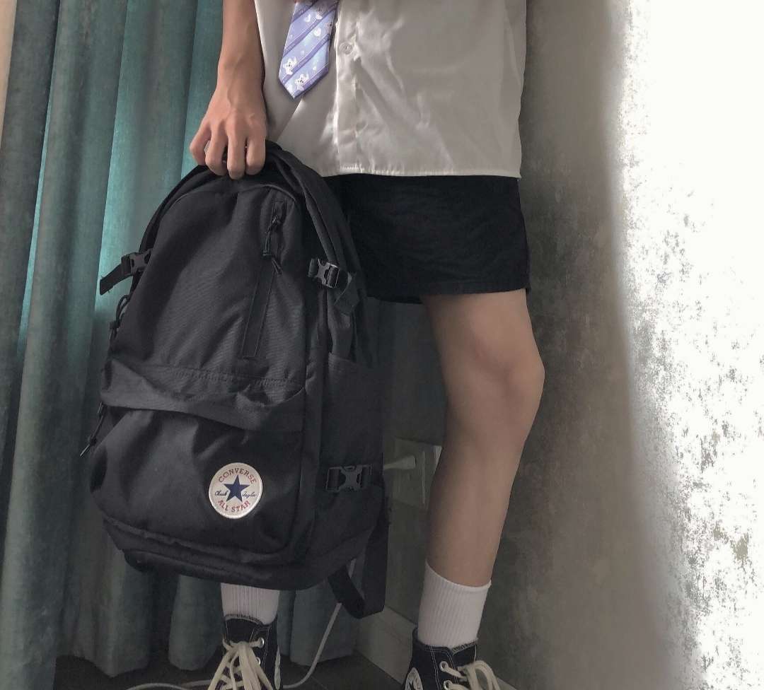 匡威 纯色背包双肩包10002653