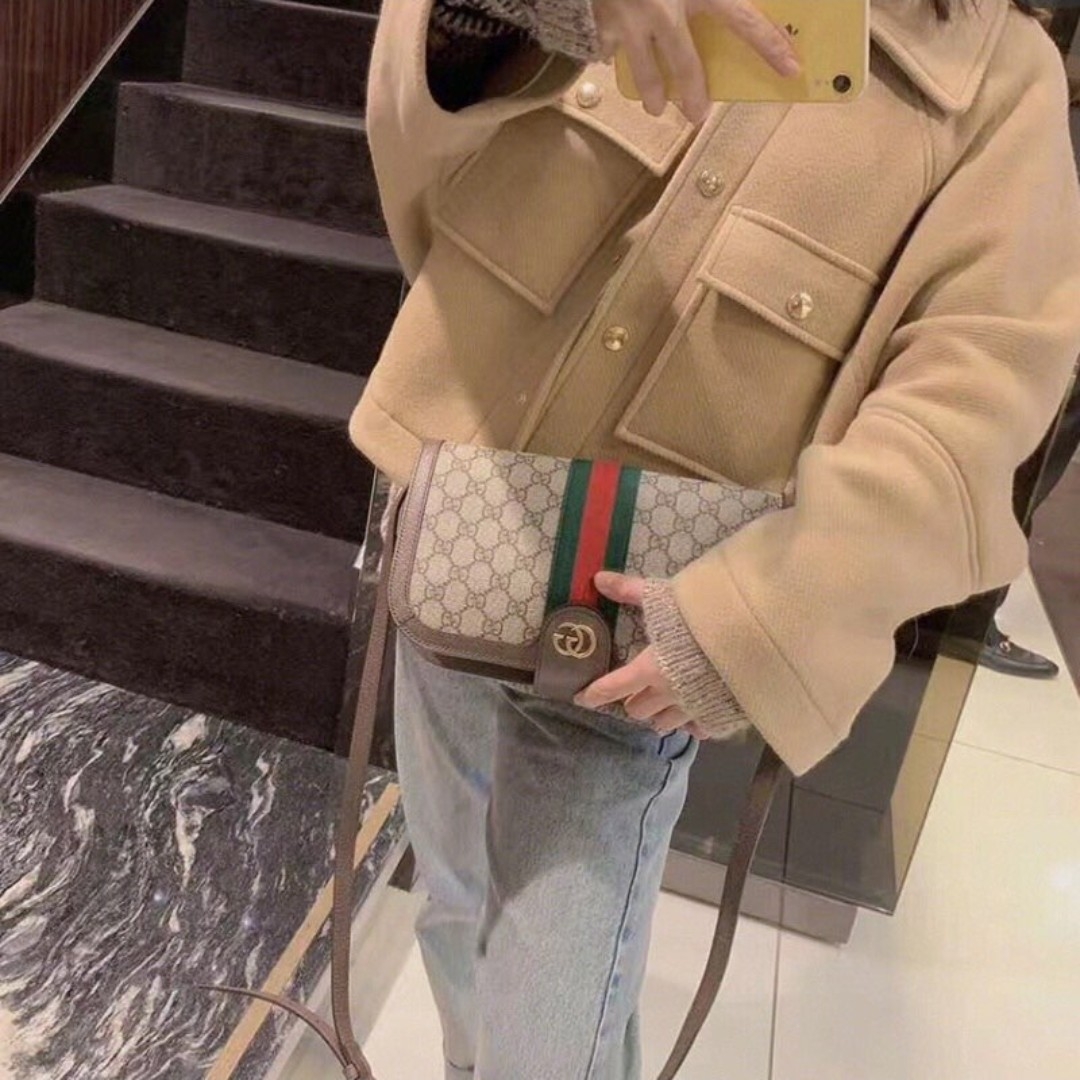 Gucci经典单肩包，真实测评
