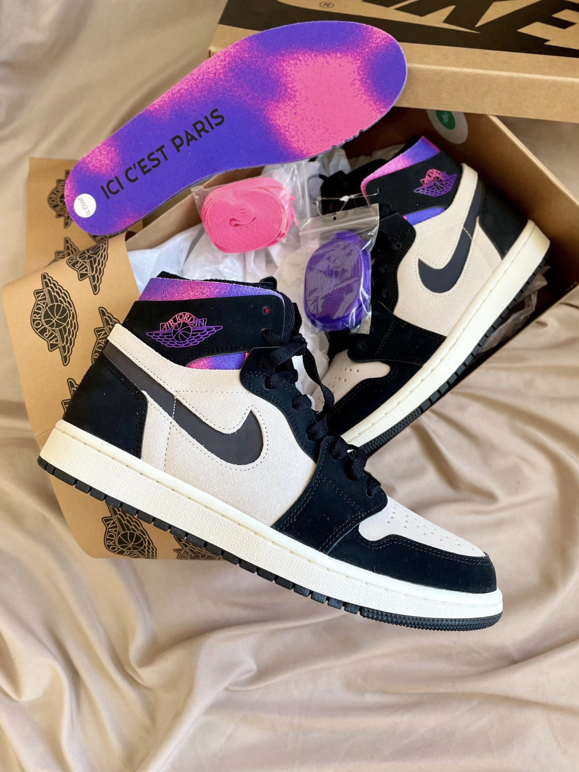 渐变AJ1 巴黎💜Zoom CMFT