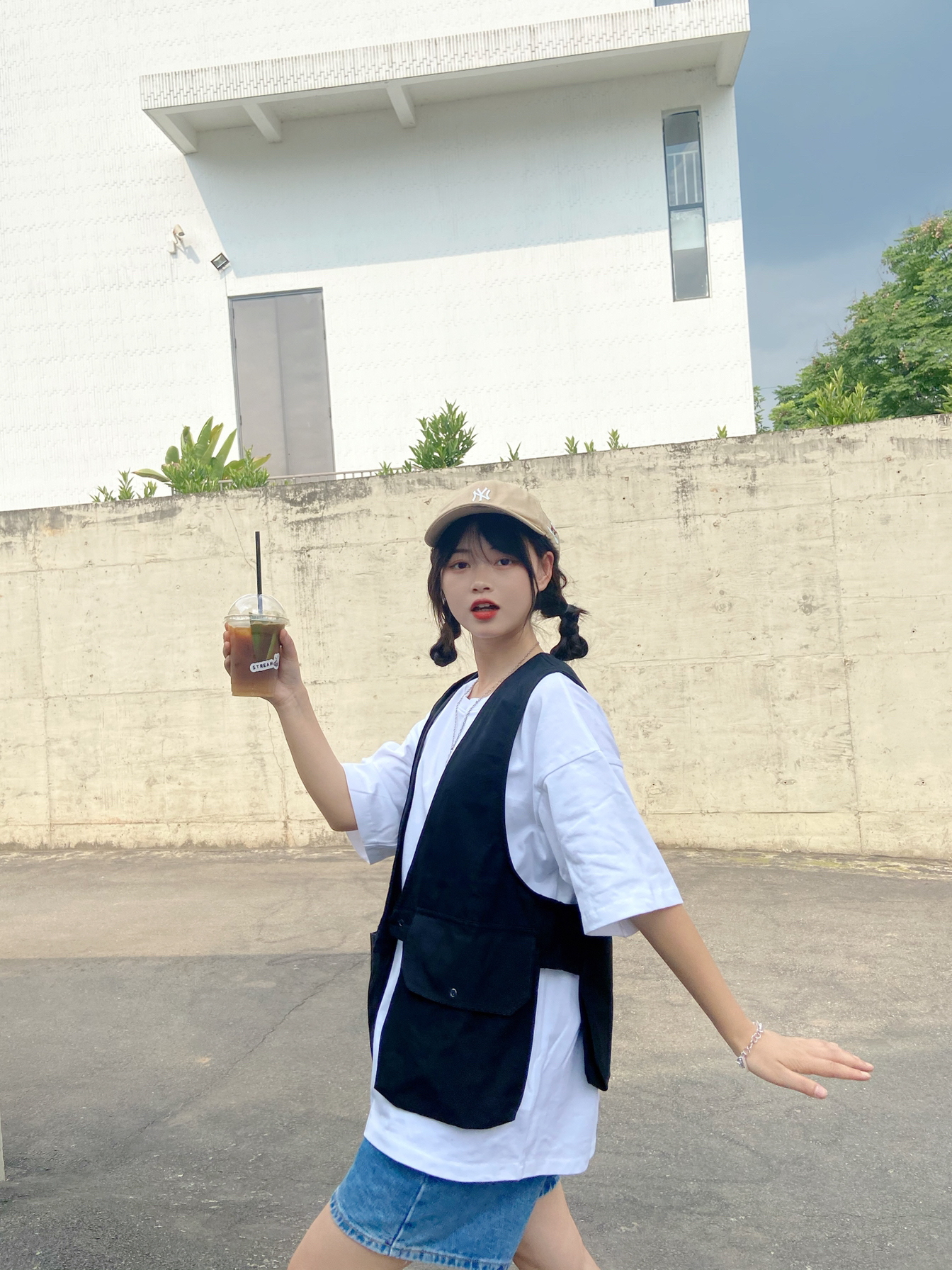 穿搭小心机💕街头girl假装在韩国