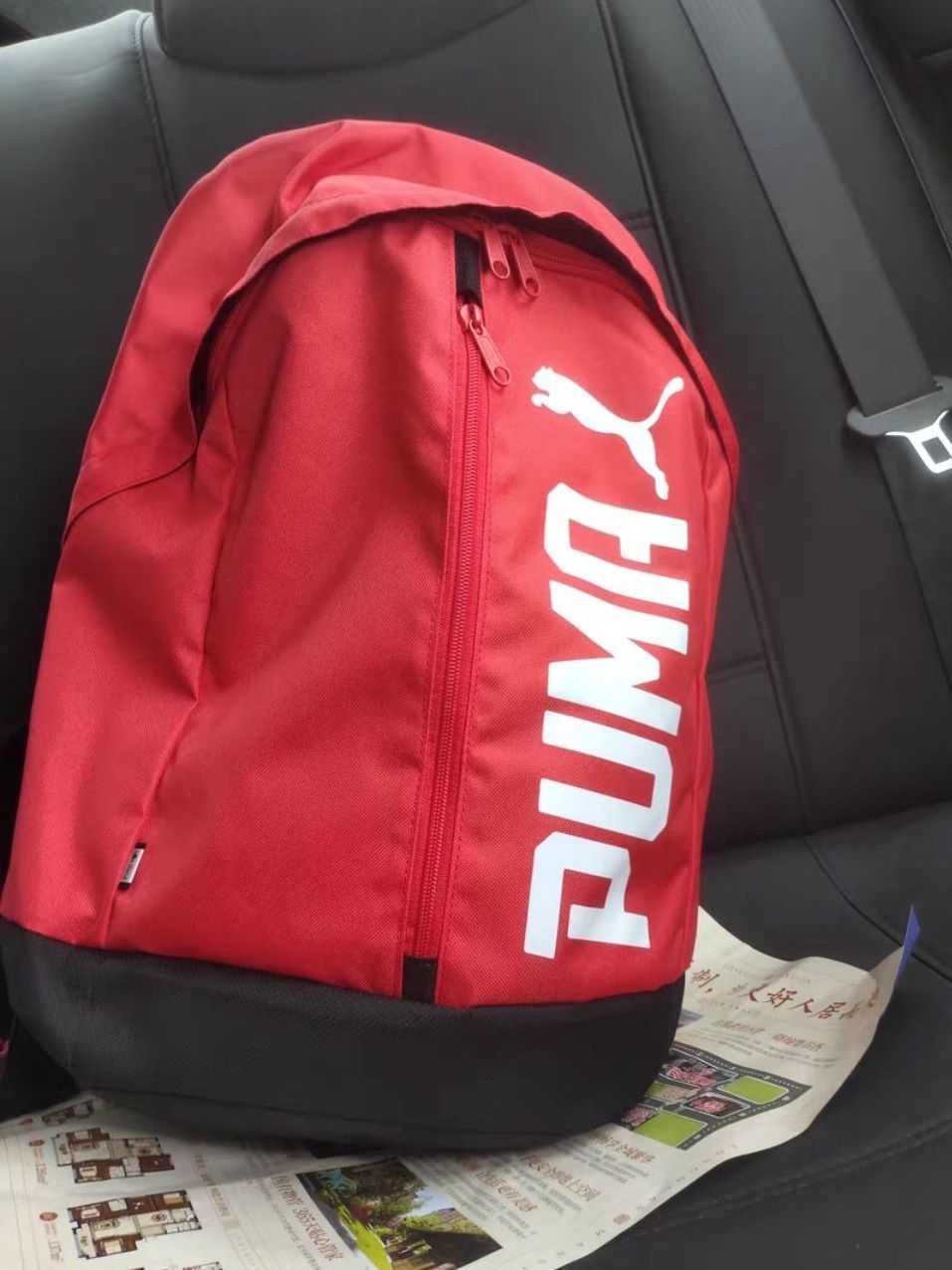 PUMA纯色休闲双肩包分享