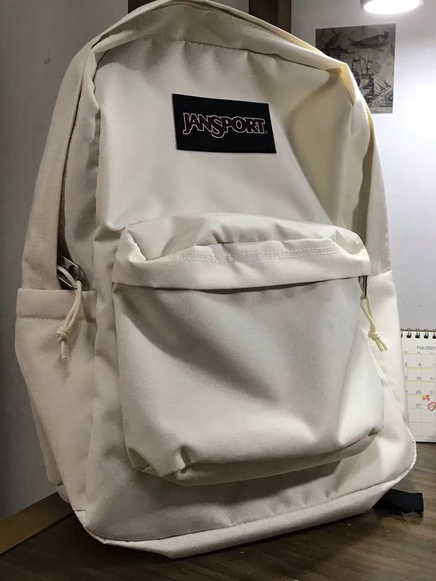 丝滑温柔~Jansport 纯色双肩包分享