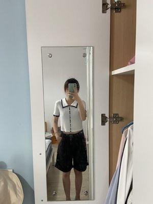  V领短袖打底T恤 女装 穿搭分享