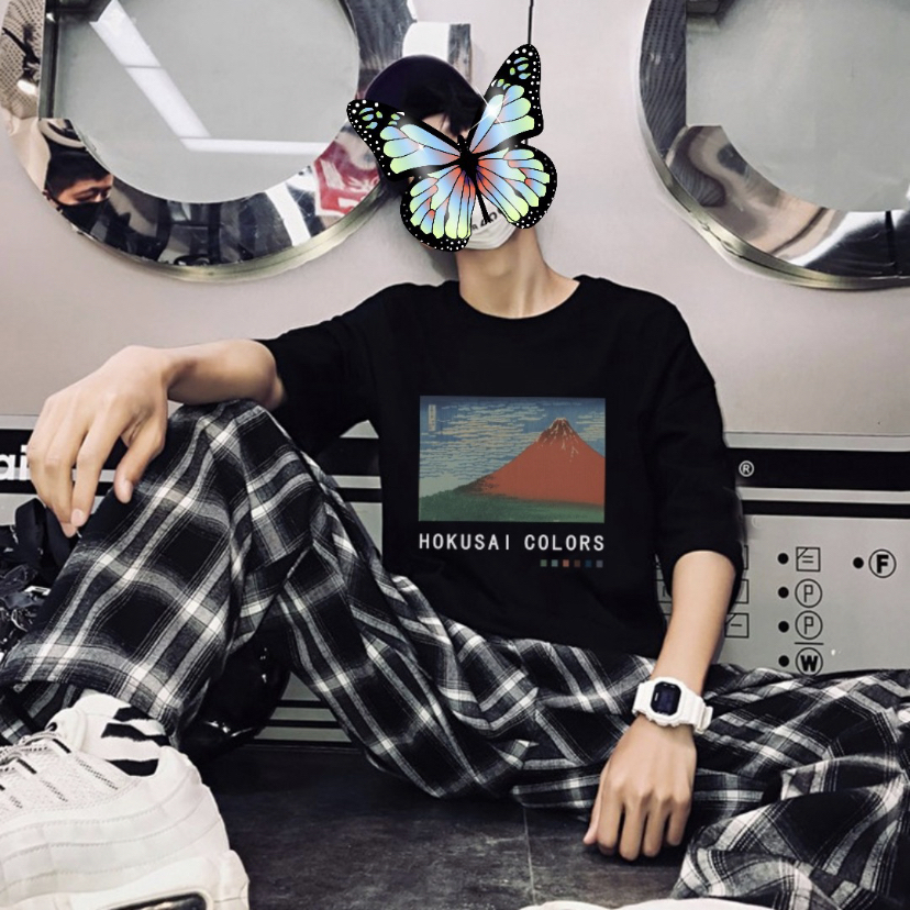 UNIQLO 北斋色调Hokusai Colors印花联名短袖T恤
