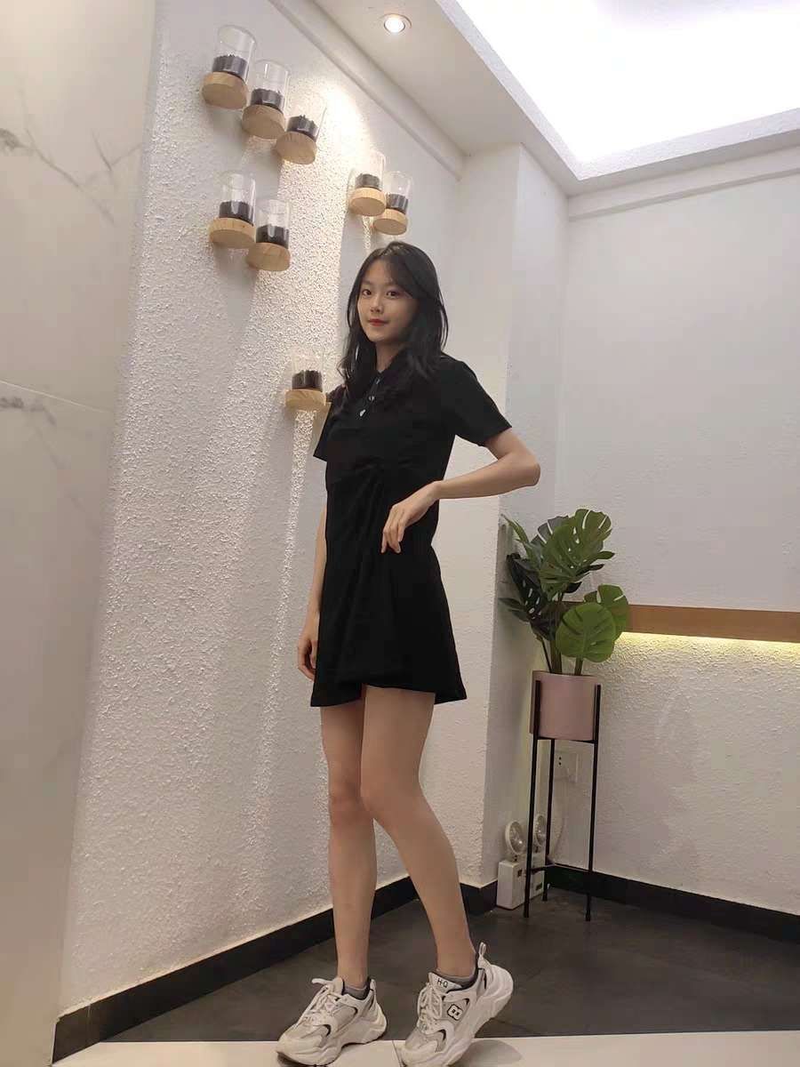森马 2021SS 女POLO领纯棉爱心连衣裙 女装 分享