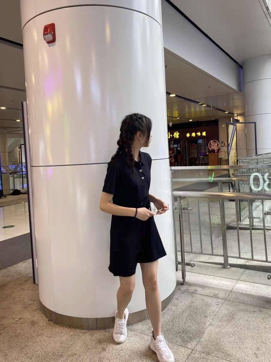 森马 2021SS 女POLO领纯棉爱心连衣裙 女装 搭配分享