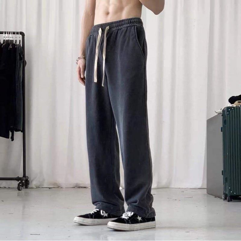 OOTD:经典款纯色直筒休闲裤