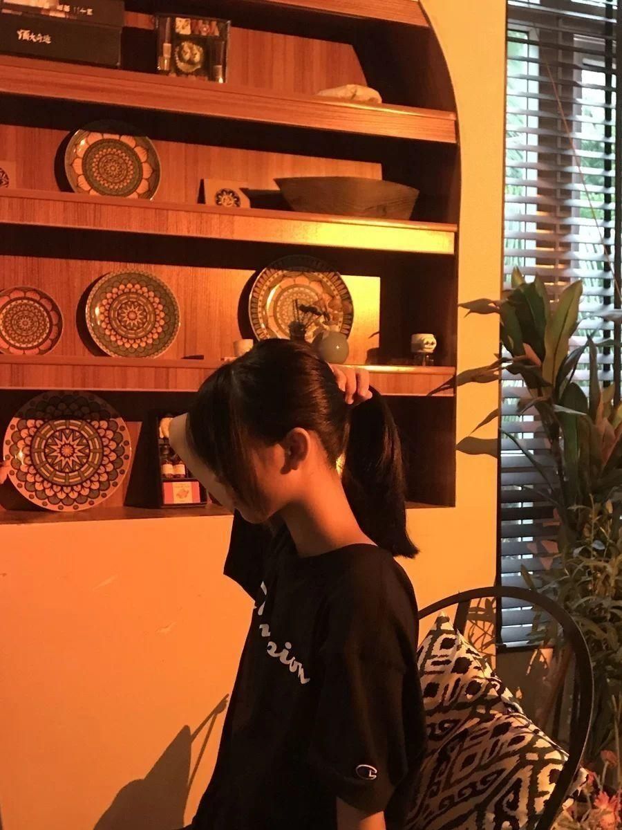 Champion 美版胶印草写logo短袖T恤 