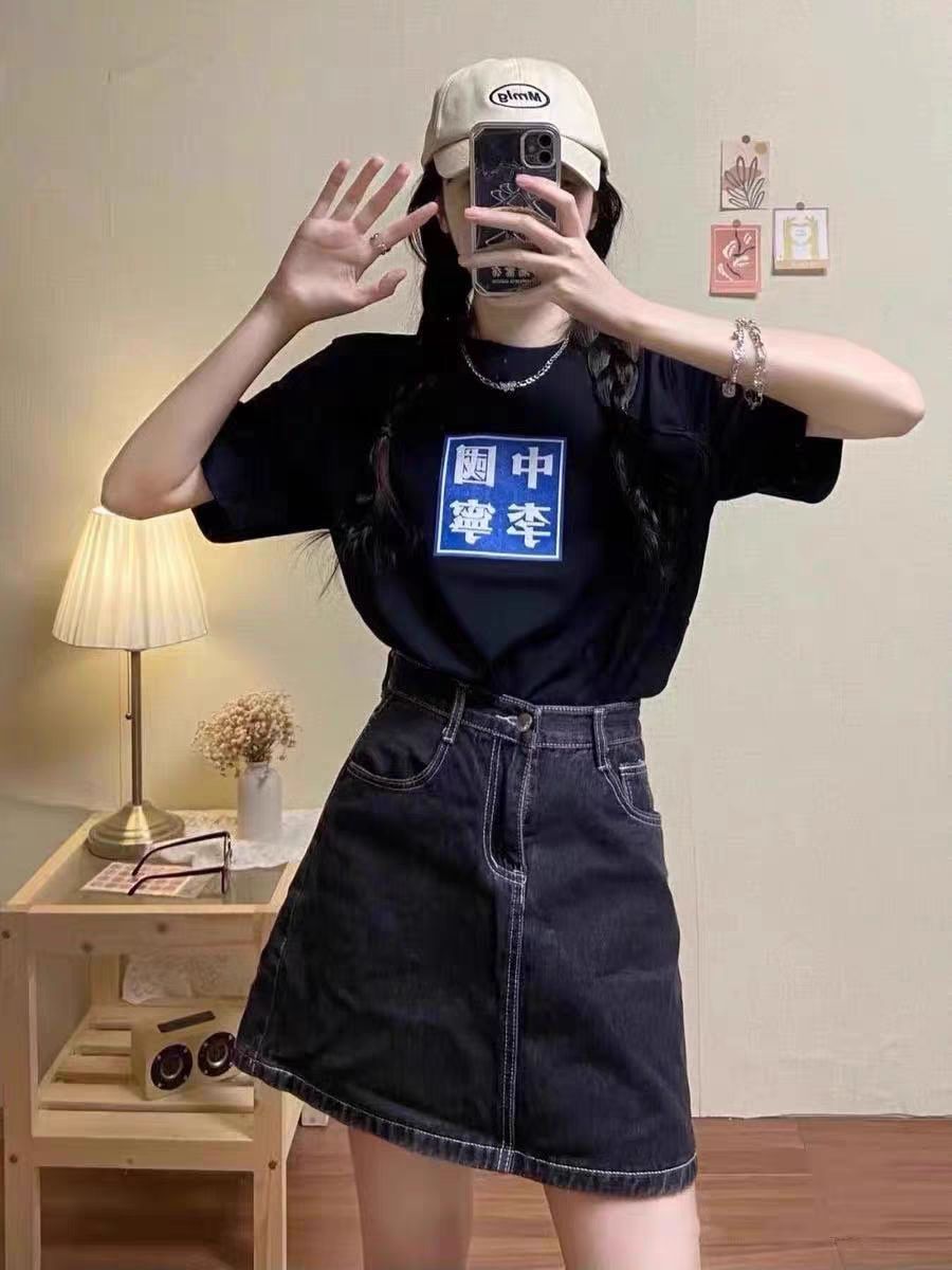 中国李宁 巴黎时装周系列樱花短袖T恤 