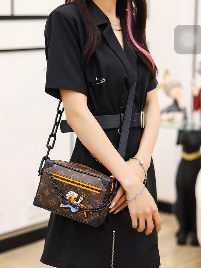 LV Mini Soft Trunk 稻草人牛皮箱 太可爱了吧