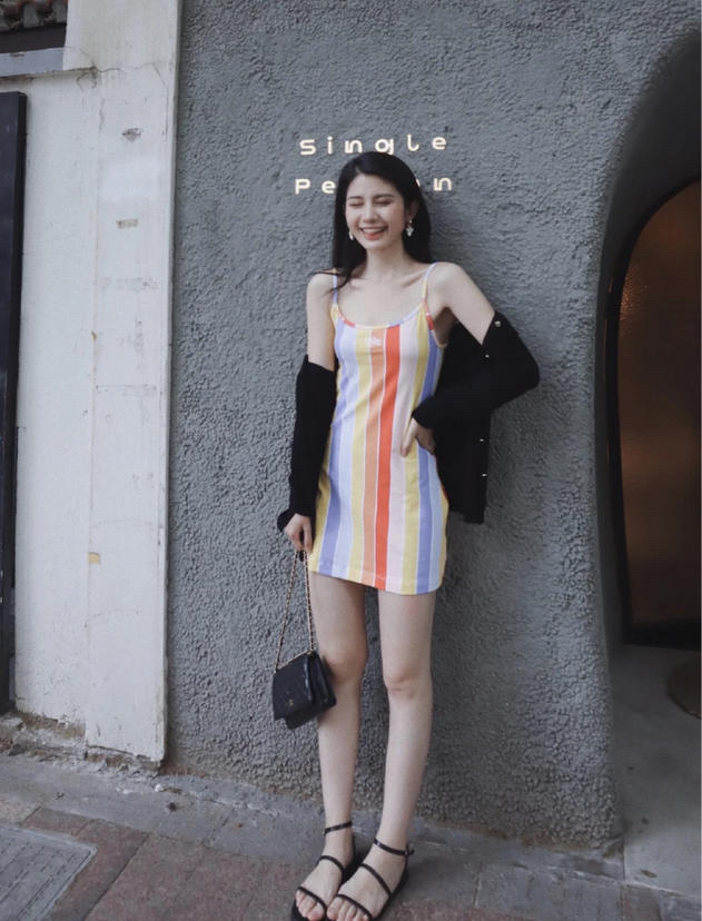 OOTD | nike🌈彩虹连衣裙
