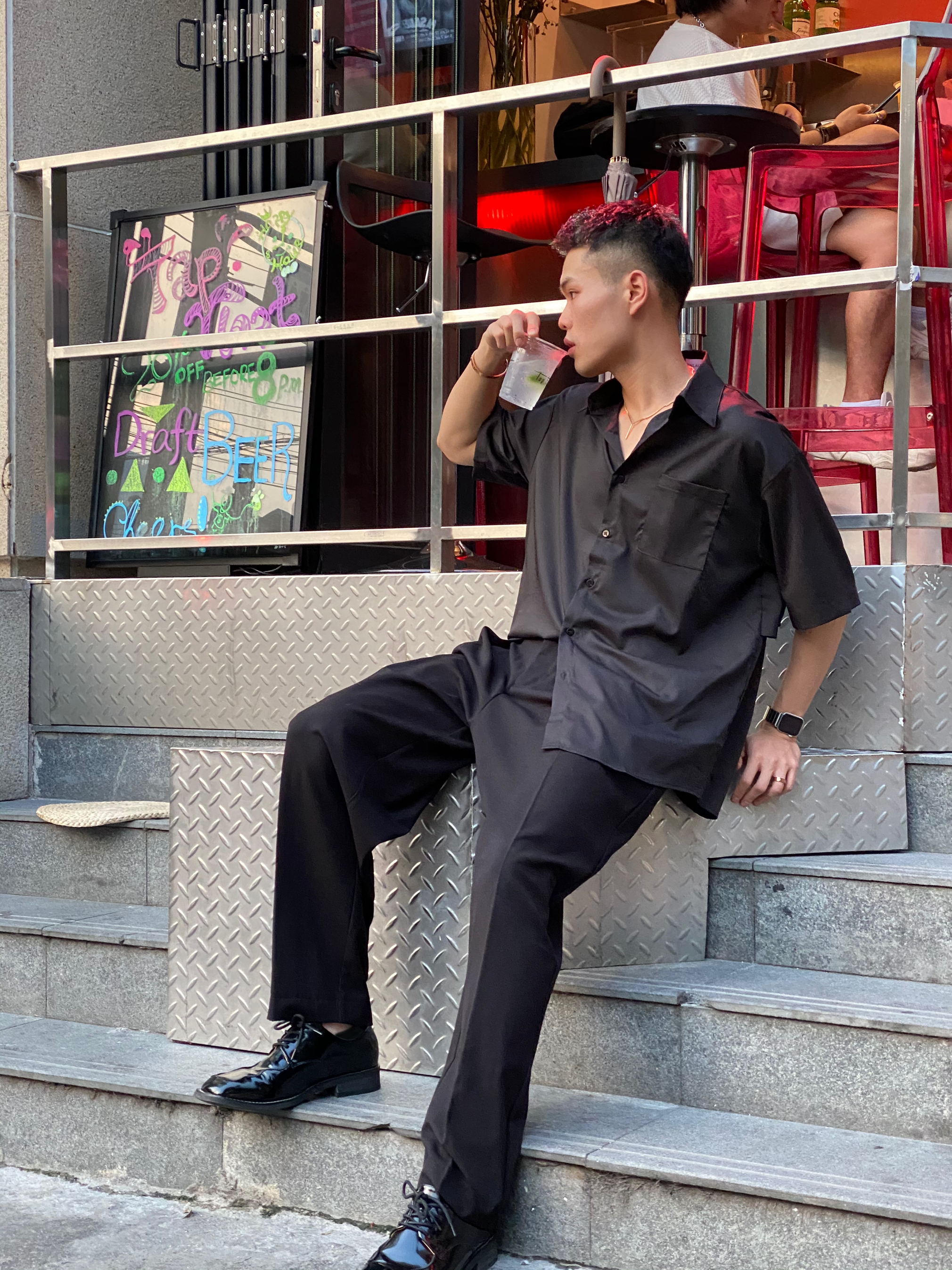 OOTD-夏日的All Black 穿搭