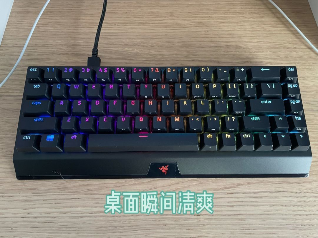 雷蛇 黑寡妇蜘蛛 V3迷你 机械键盘 入手体验