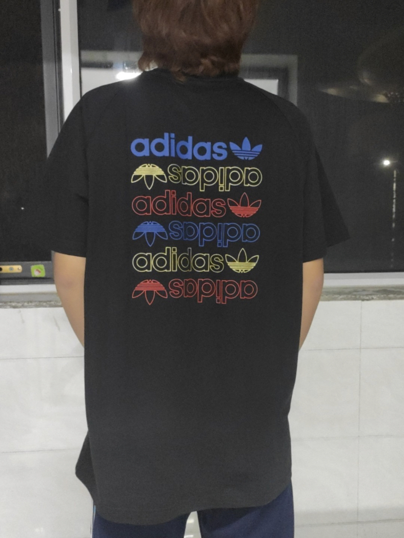 【陈奕迅联名同款】adidas Originals三叶草 2020SS logo印花复古短袖T恤