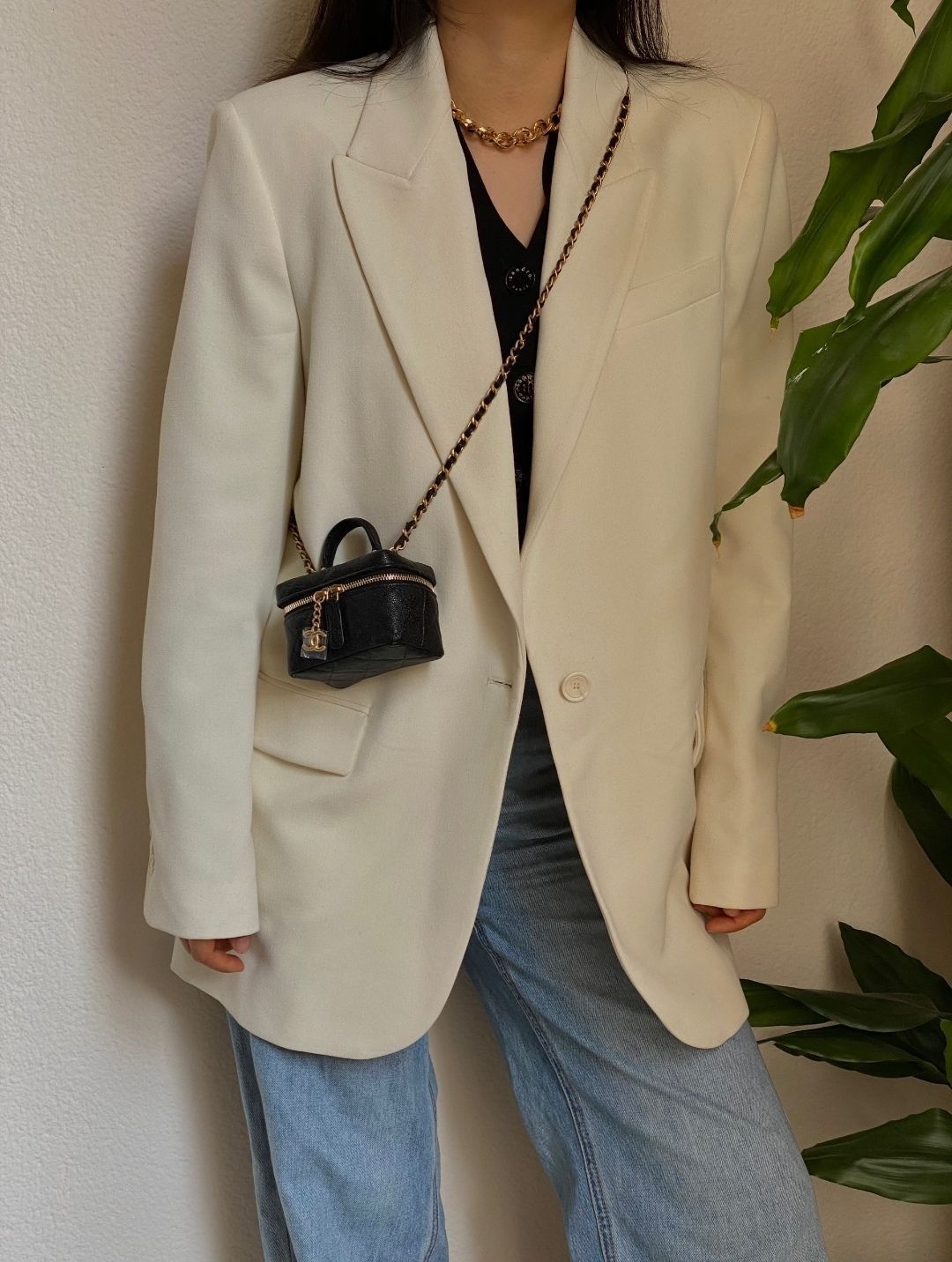 Chanel 盒子包荔枝皮金扣单肩斜挎手提包分享来啦✨✨