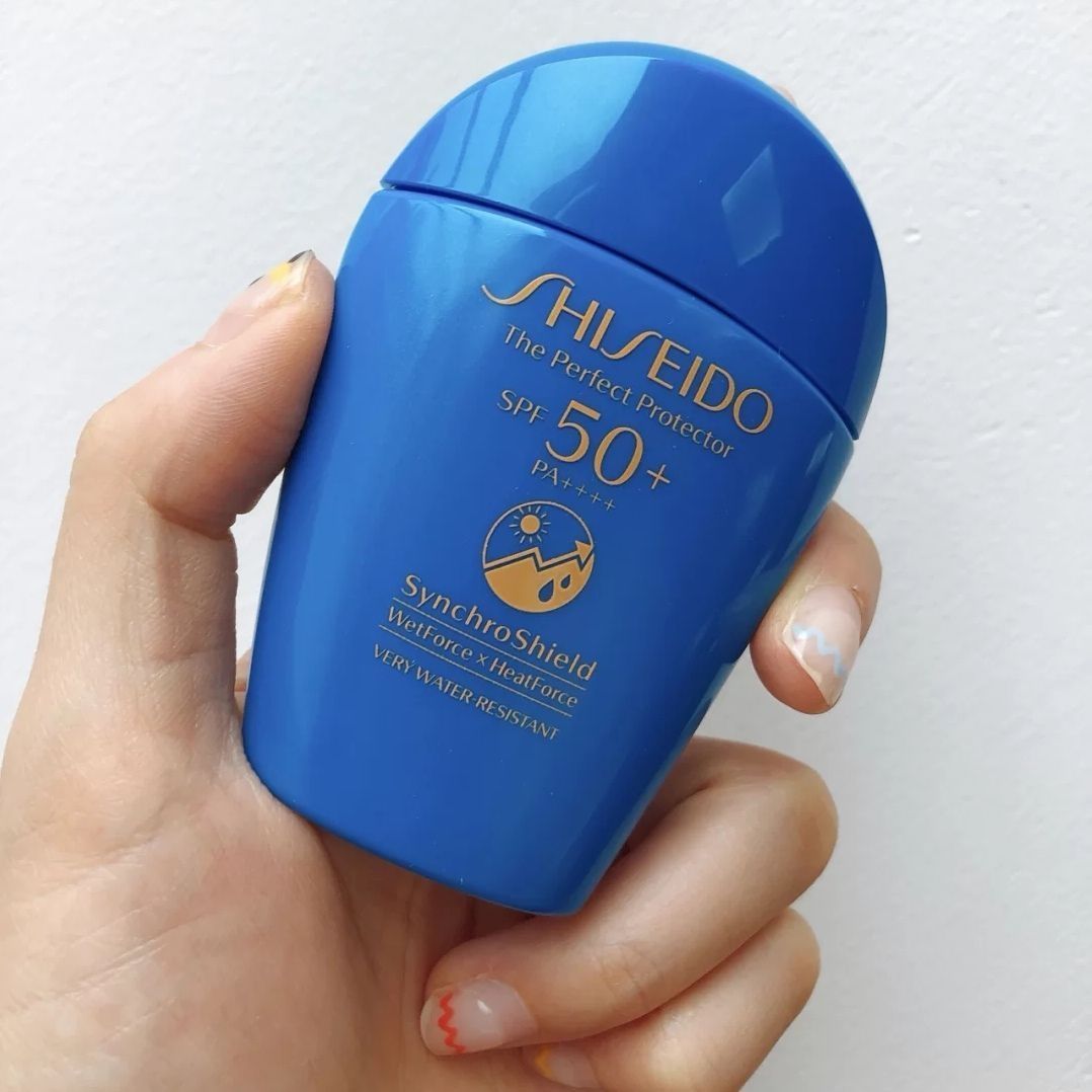 资生堂 新艳阳夏臻效水动力防护乳蓝胖子防晒 SPF50+/PA++++