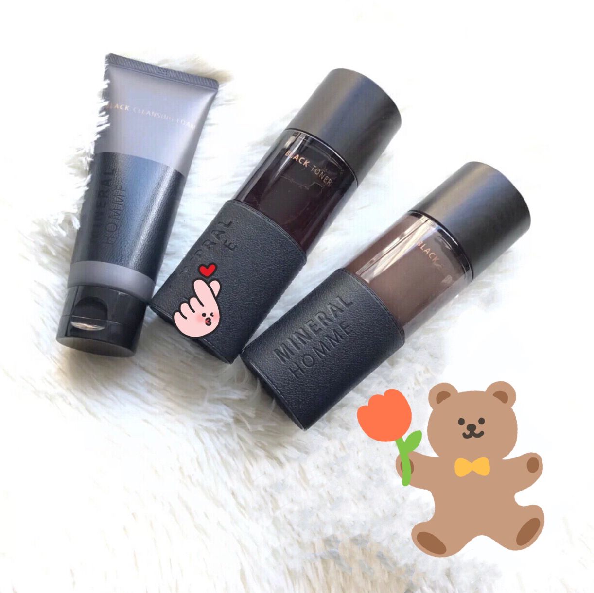 The saem/得鲜 男士矿物护肤套装补水清爽 使用感受