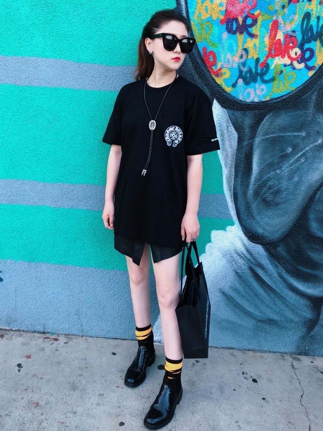 Chrome Hearts 后背马蹄印花短袖T恤