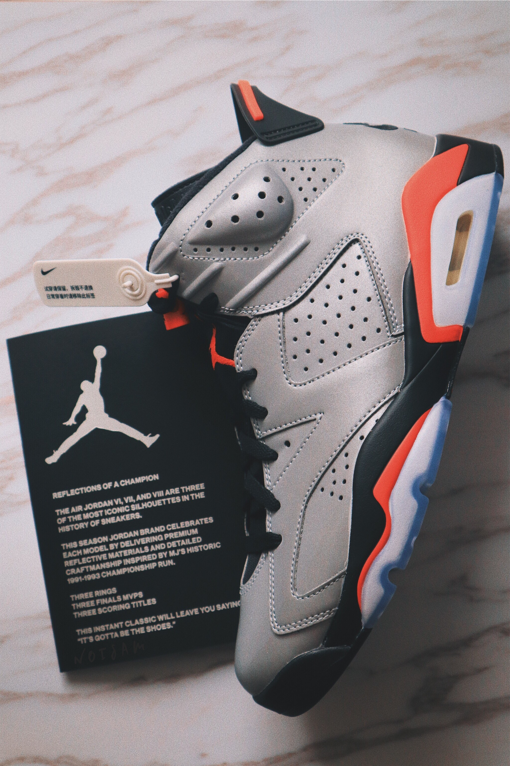 💡“最耀眼”的AirJordan6，灰色3m