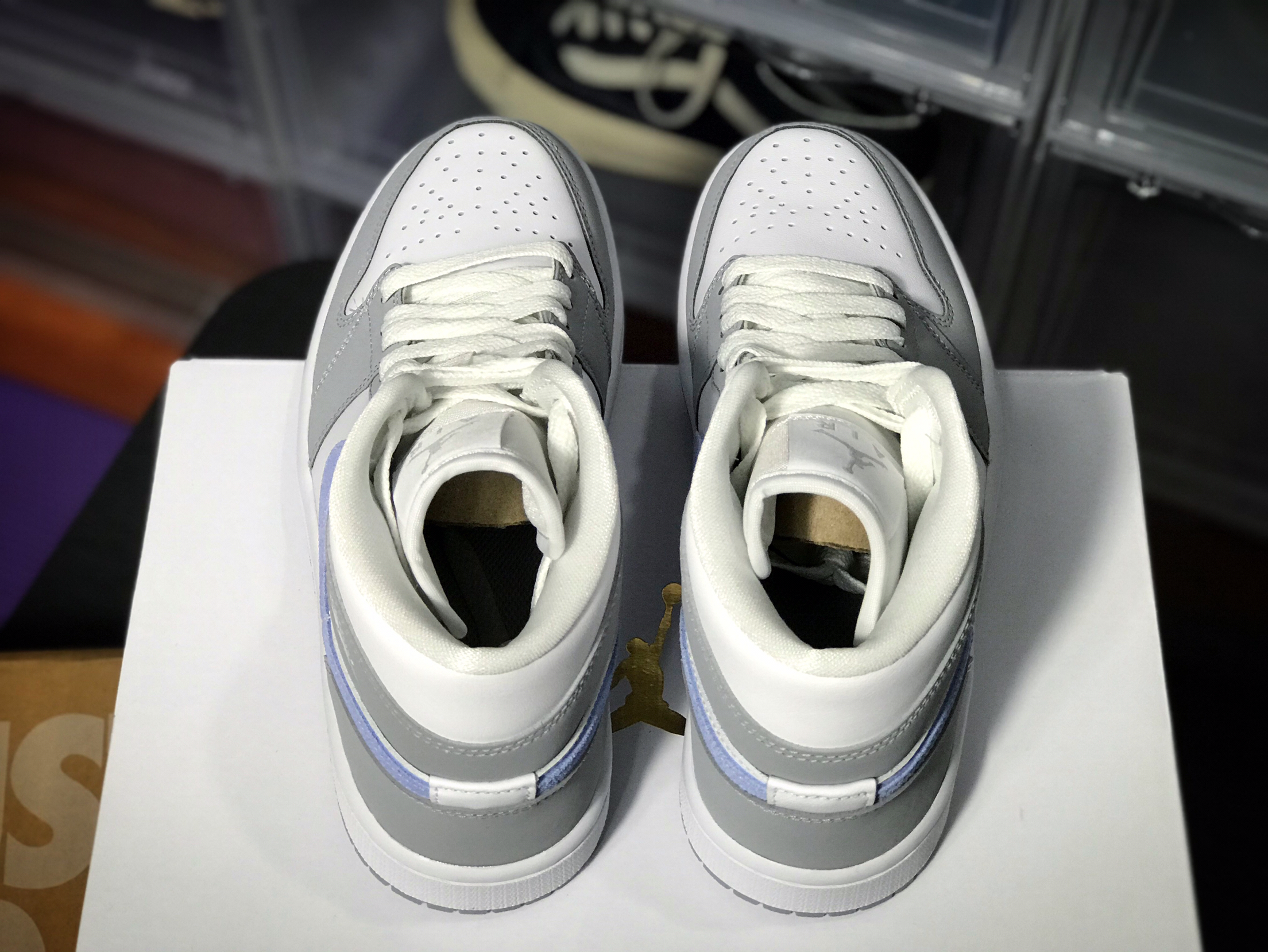 七夕送礼就送AJ1 mid烟灰小Dior
