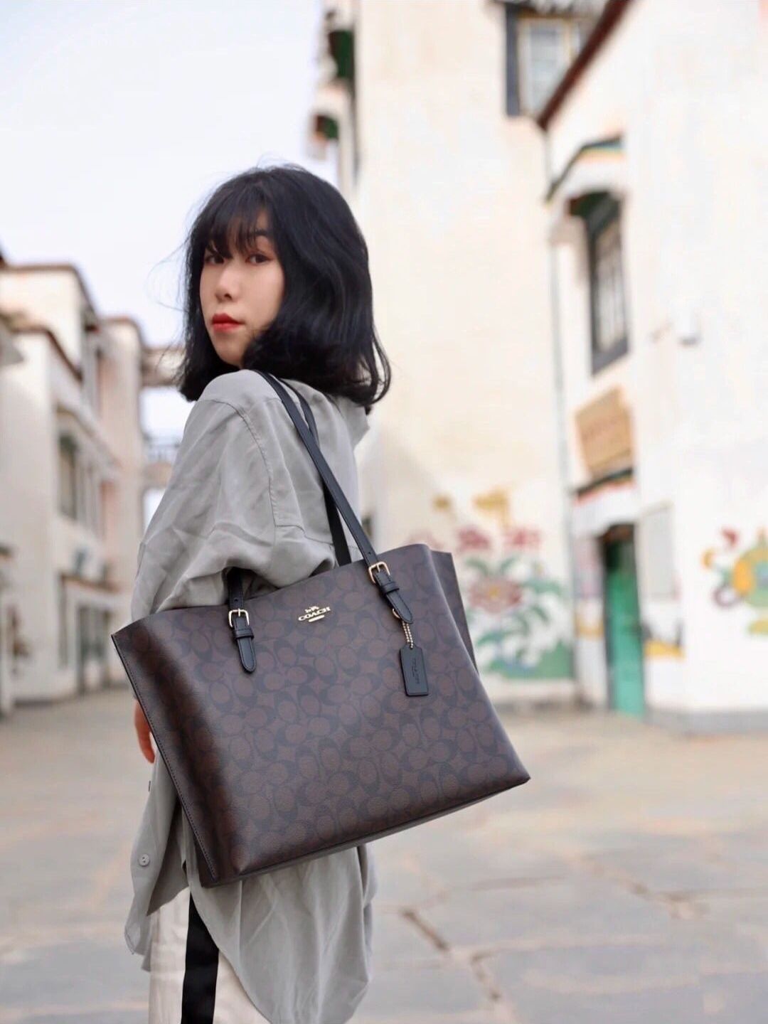 Coach女士托特包包分享