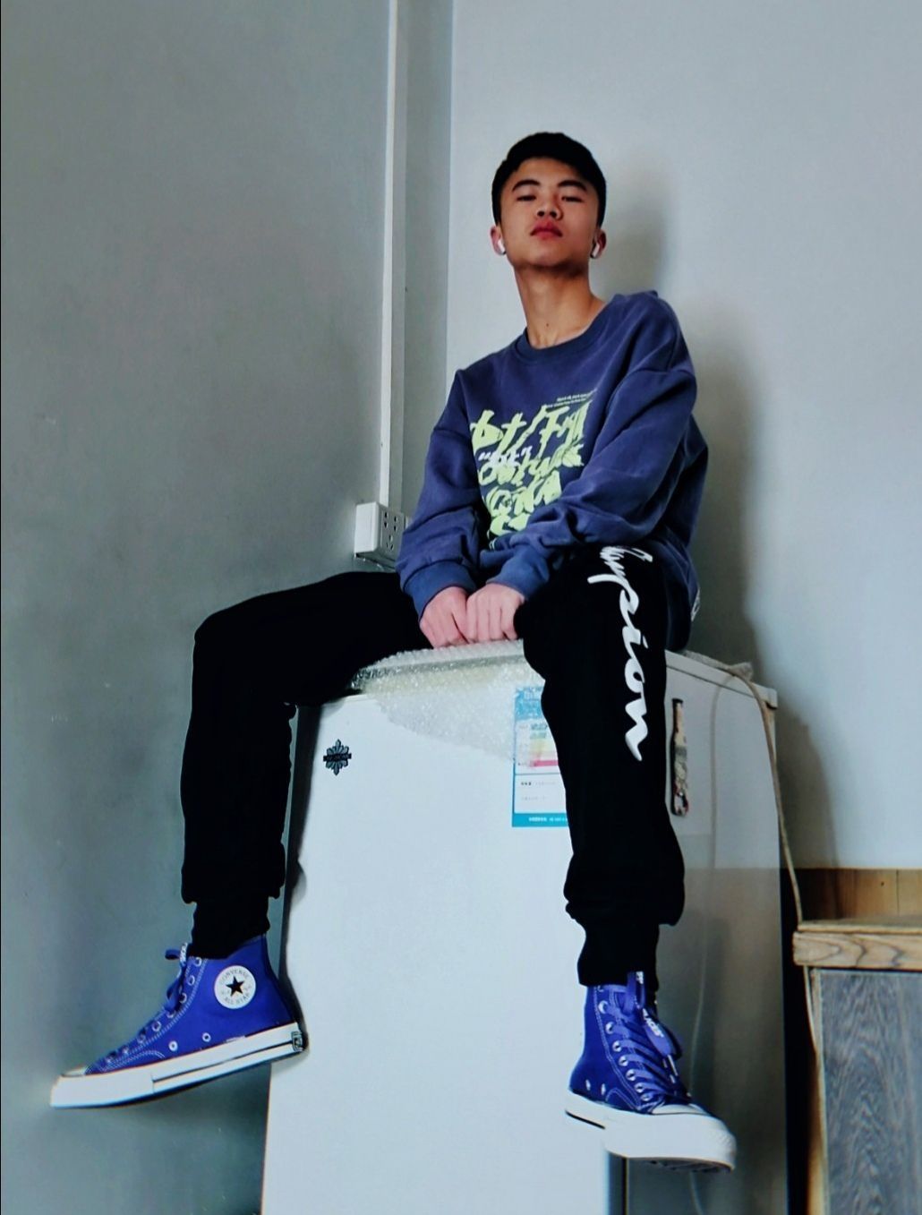 Champion 美版草写字母经典LOGO运动卫裤分享来啦