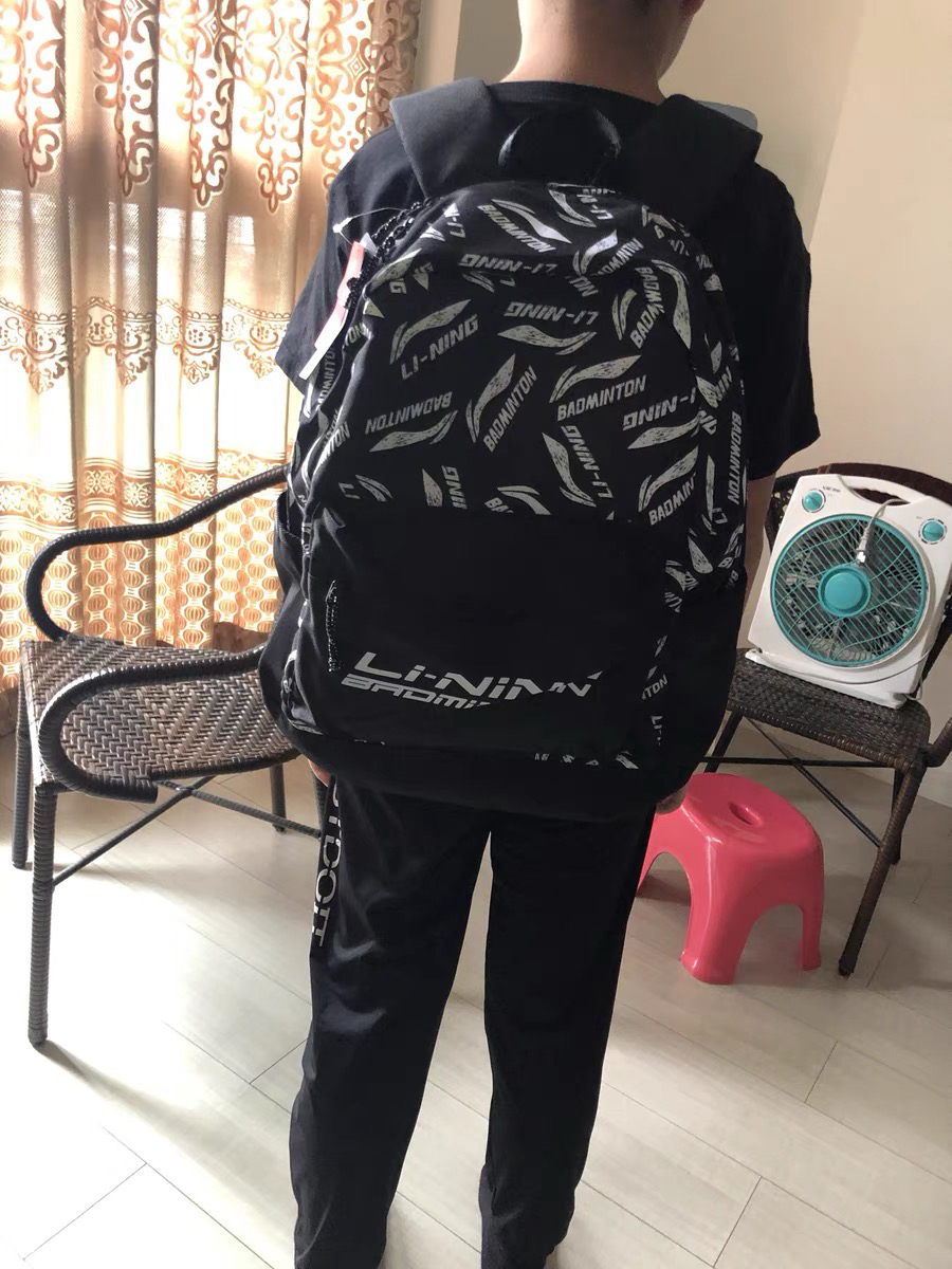 李宁双肩包分享
