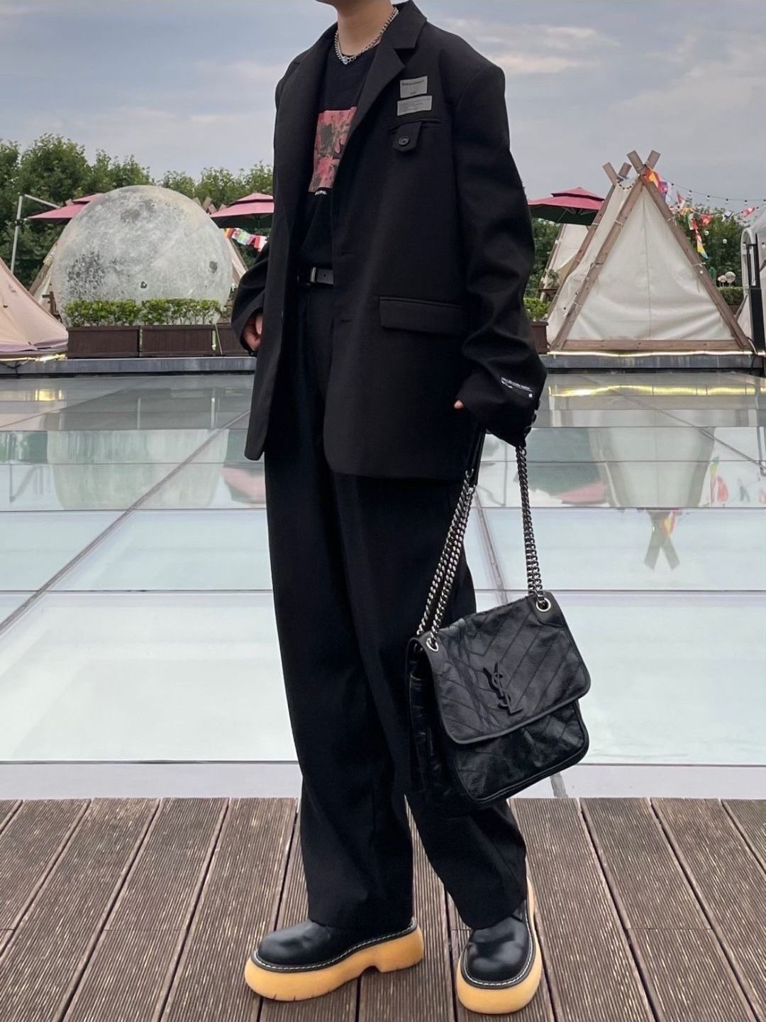 RickyIsClown  国潮小丑刺绣西装外套  