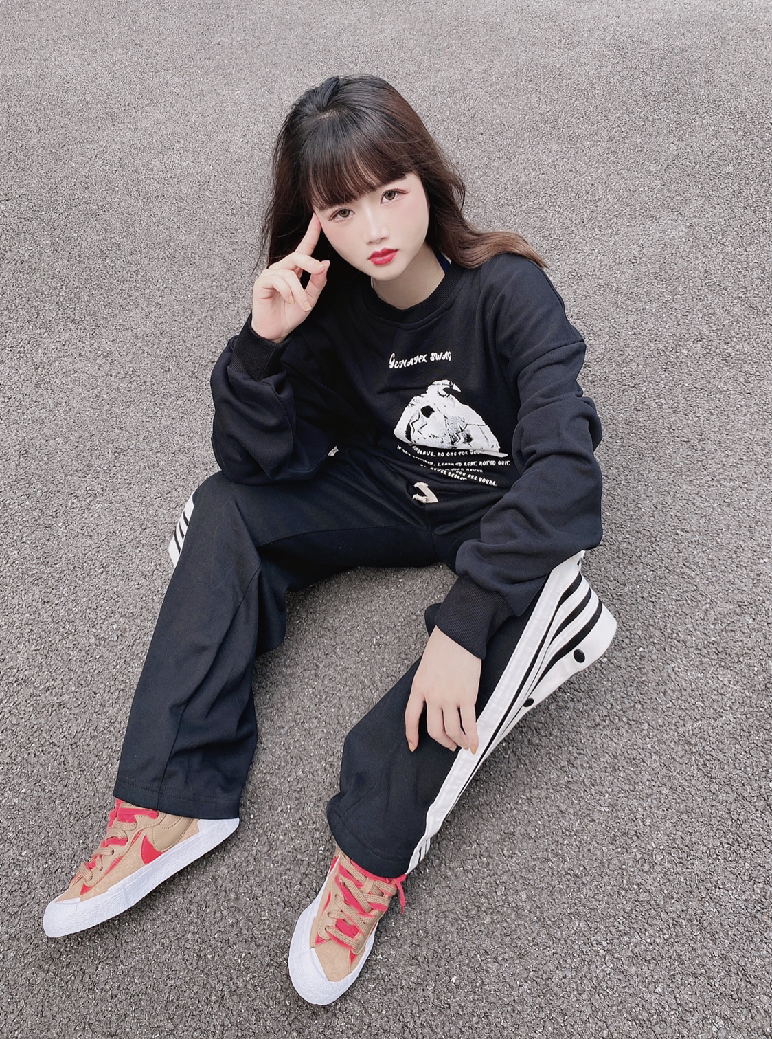 ———压马路日常 一身黑