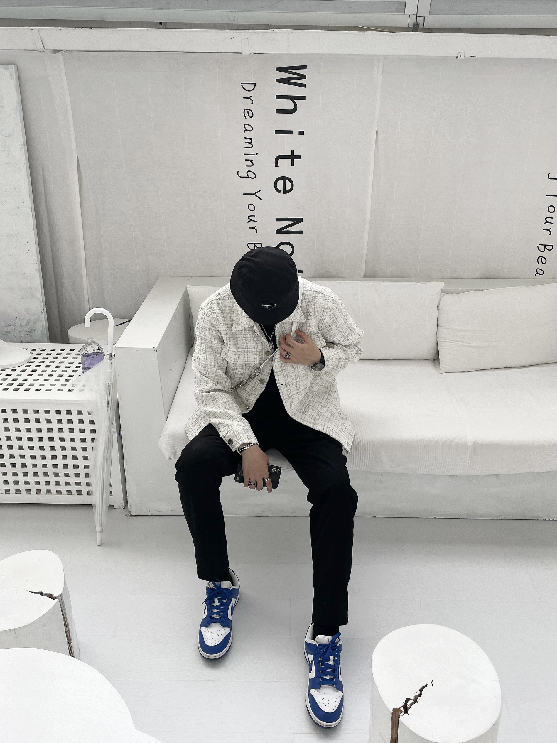 OOTD | 听说白色与克莱因蓝的组合是yyds