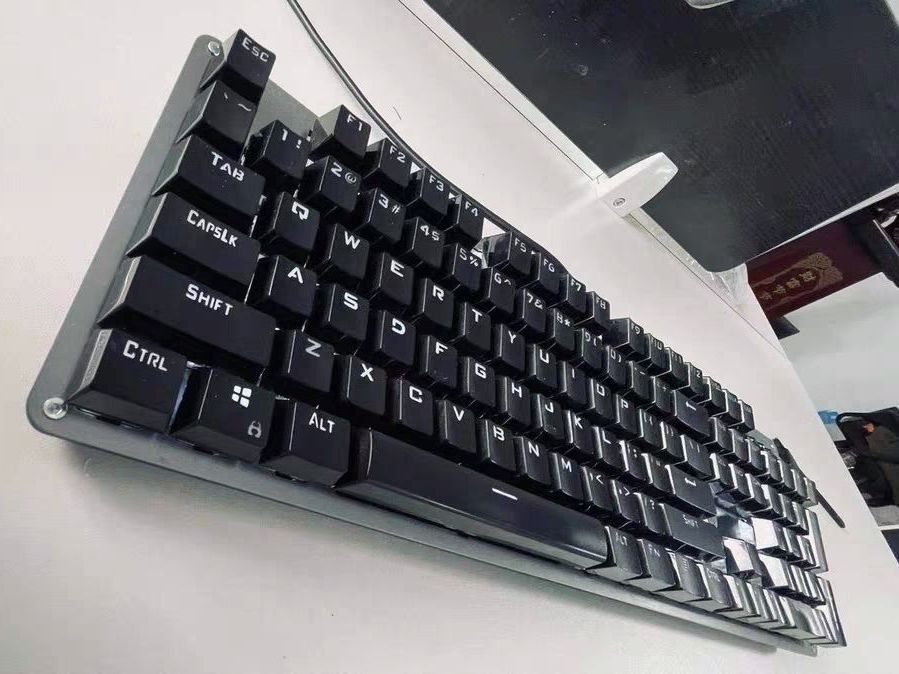 惠普 GK100 背光 有线机械键盘 104键 入手体验