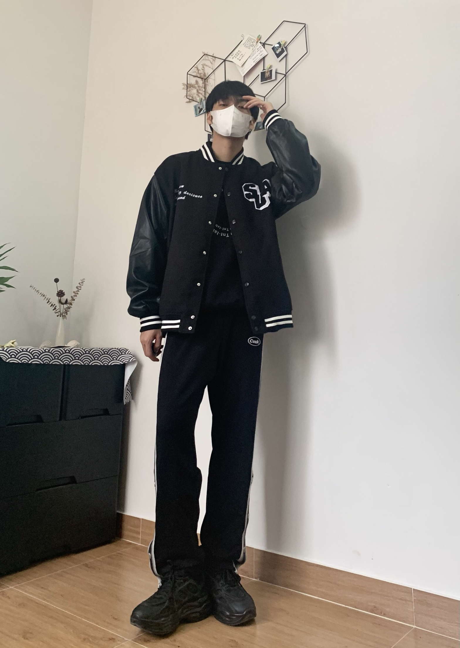 【潮男养成记】高级感黑白配色加深了棒球服