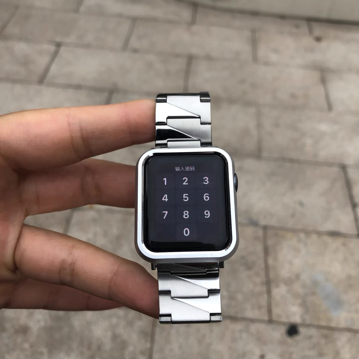 不锈钢的iwatch表带