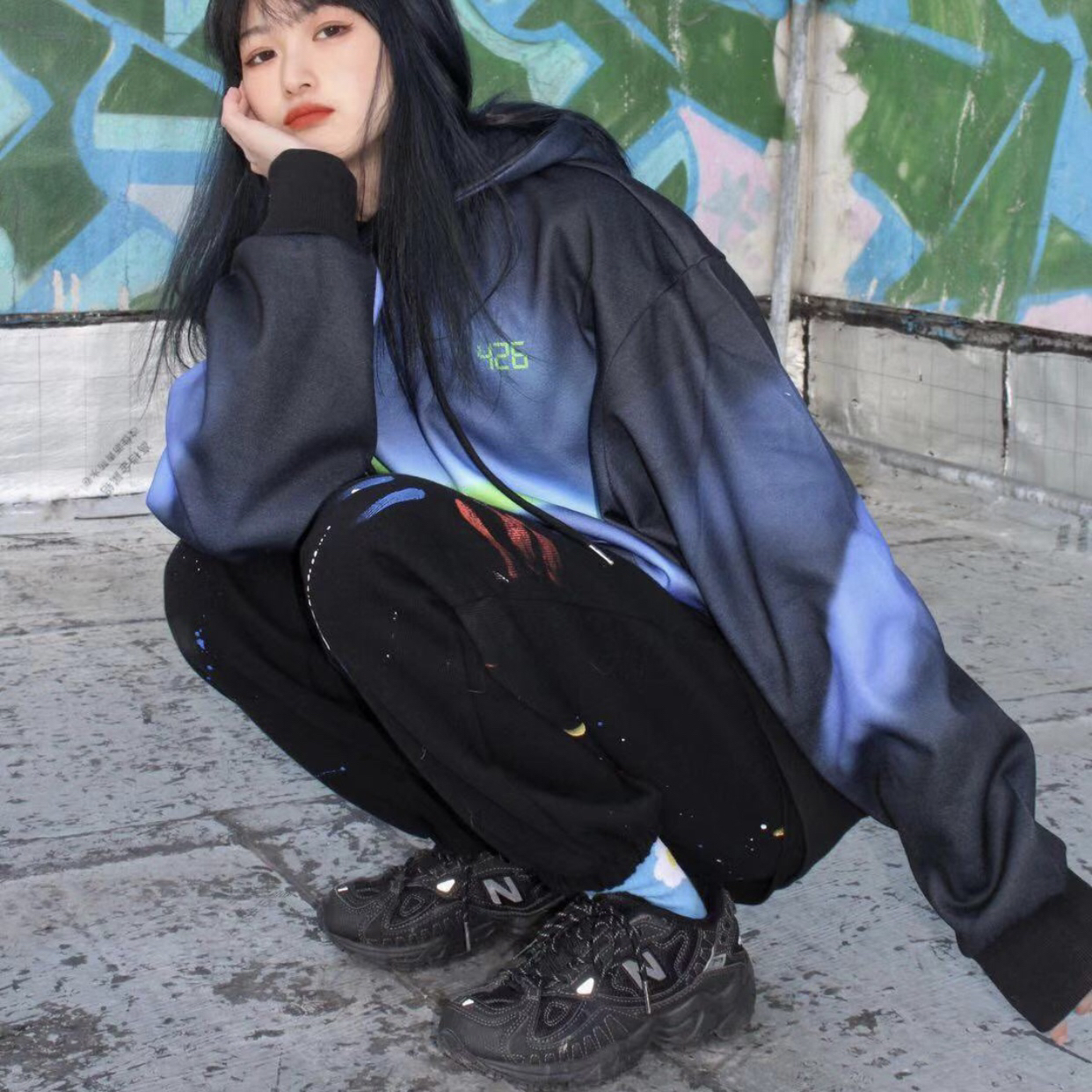 New Balance MR530 新百伦复古纯黑跑鞋