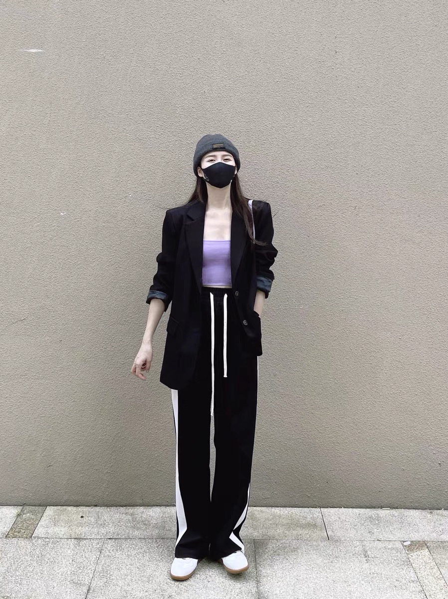 OOTD|秋季穿搭条纹裤√