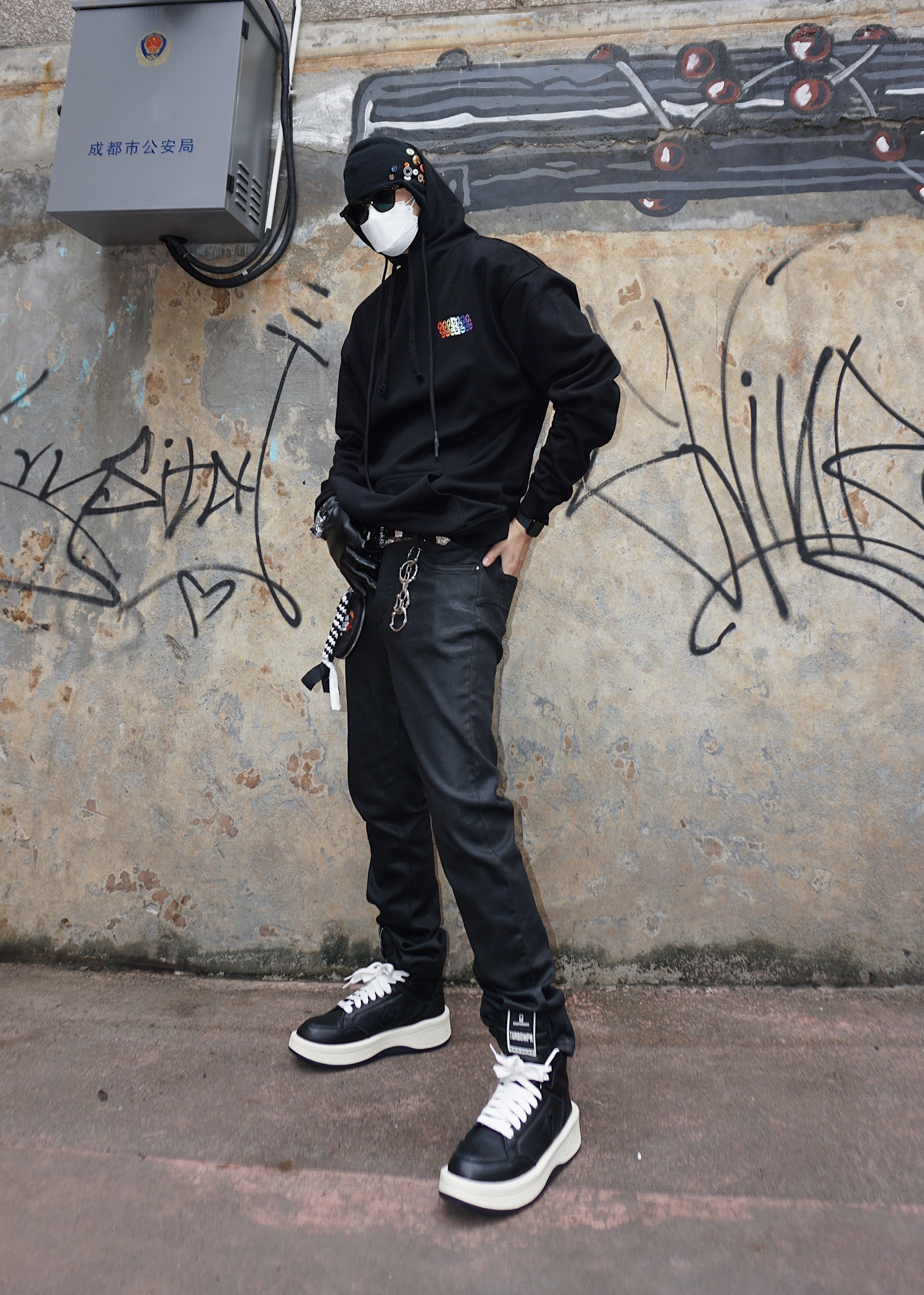 梵高outfit｜初秋美式暗黑高街穿搭