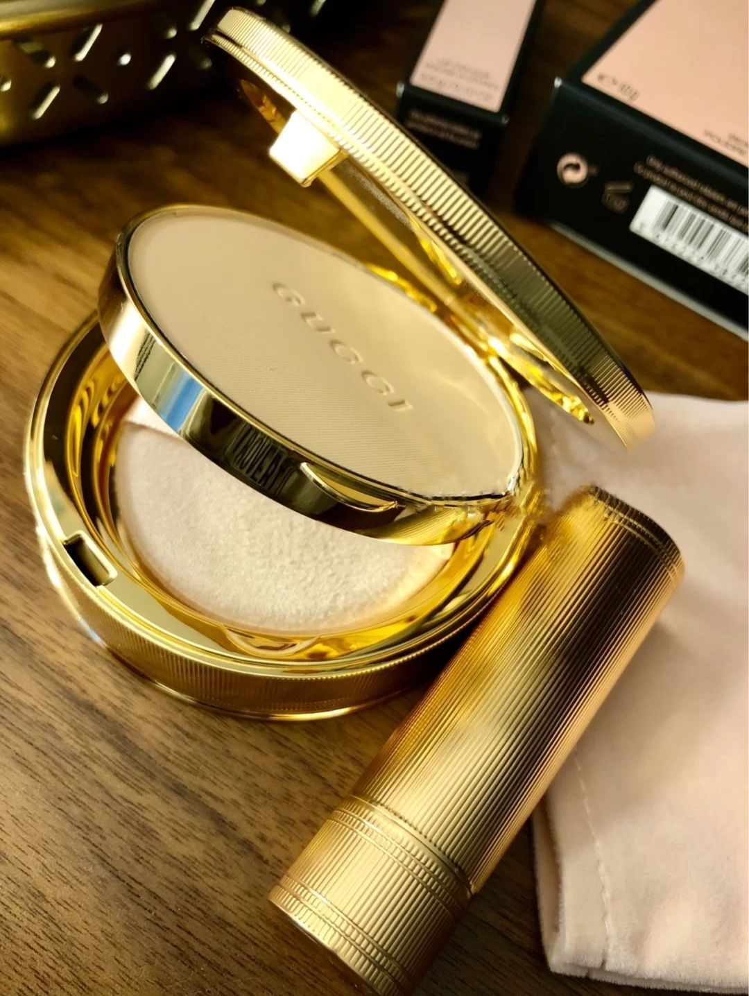 真实分享 Gucci 新款粉饼&金管