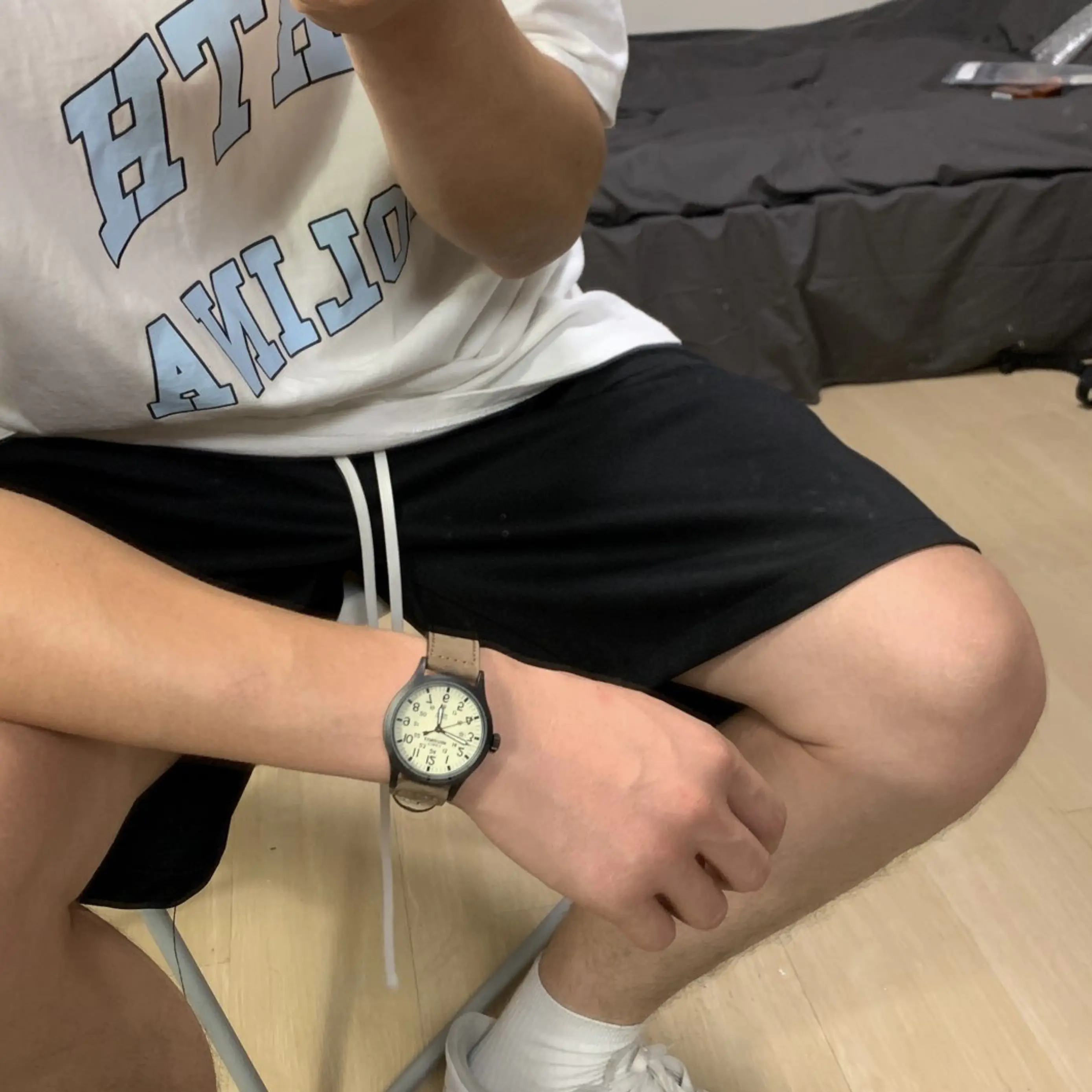 天美时 户外系列 石英机芯男表