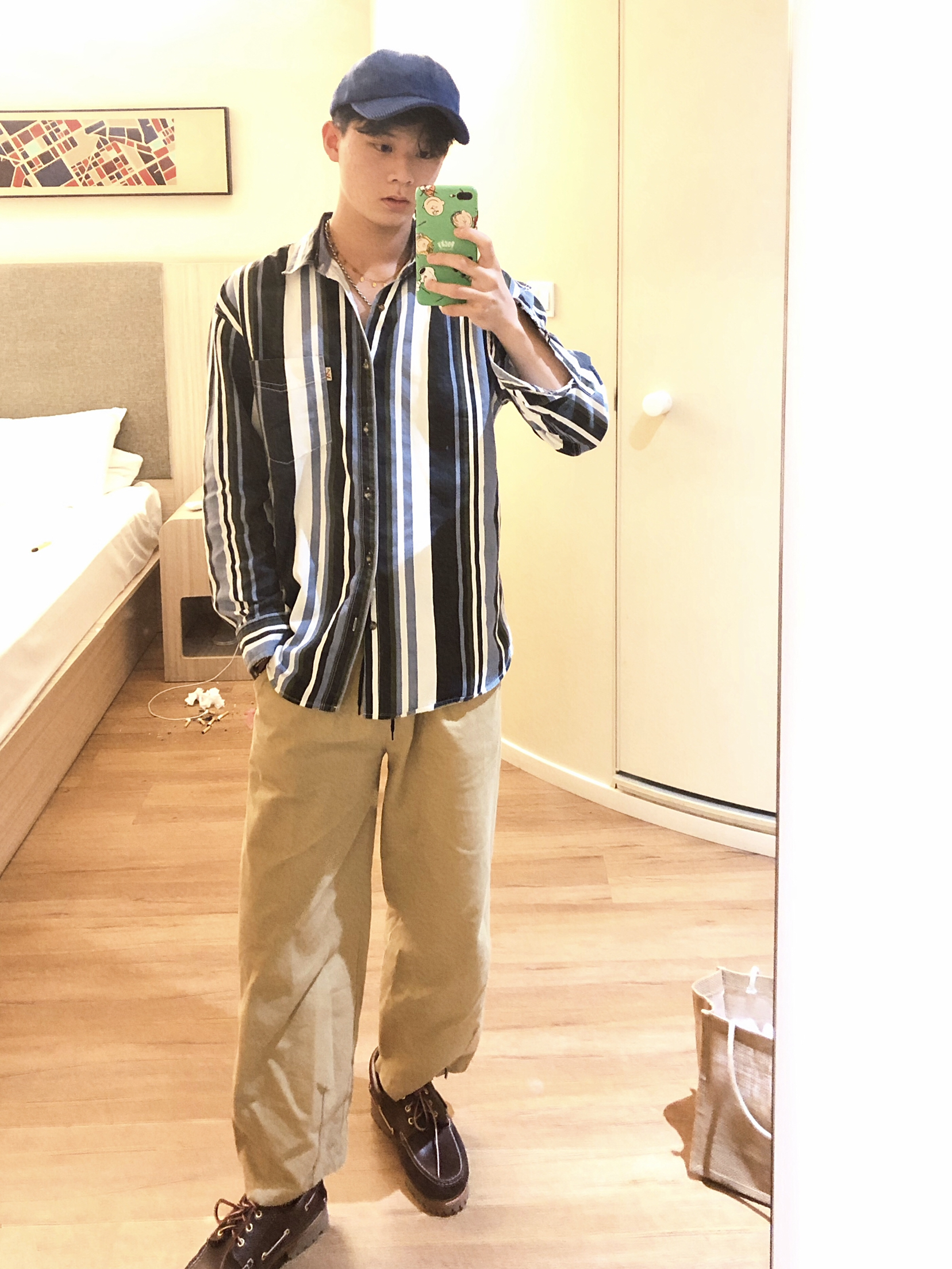 添柏岚手工船鞋