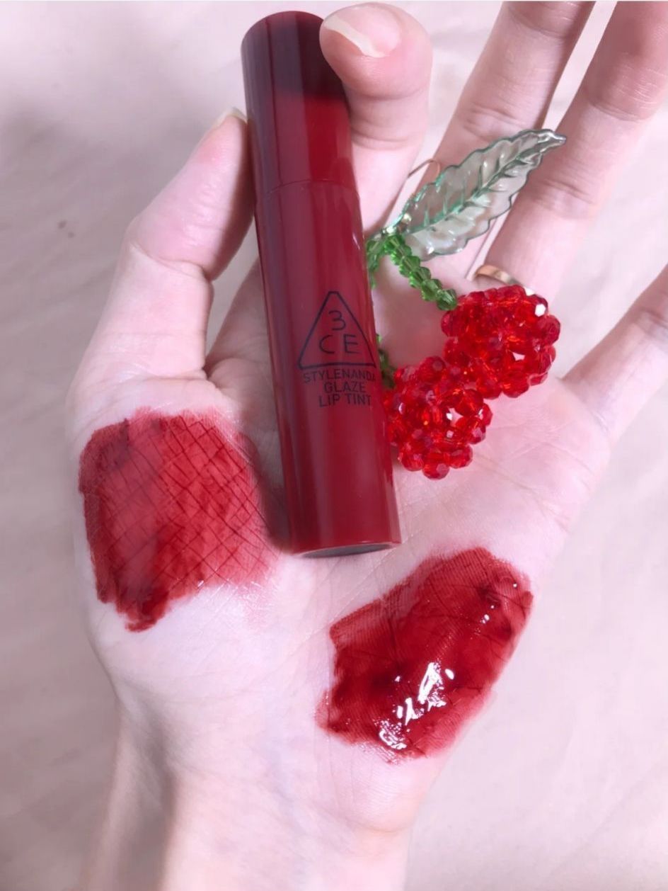 3CE 水光镜面唇釉❤️透亮的感jio