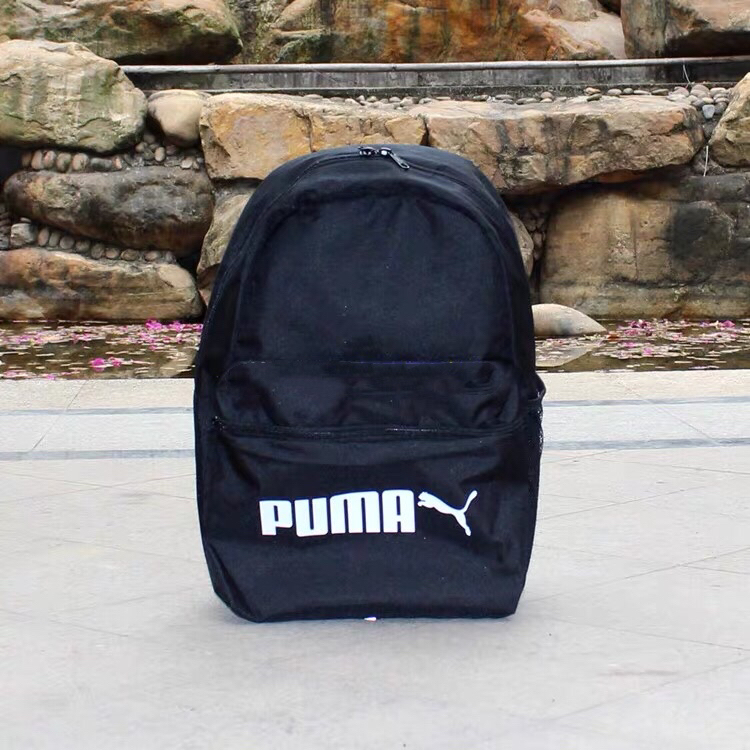 Puma 拼色印花双肩背包 分享