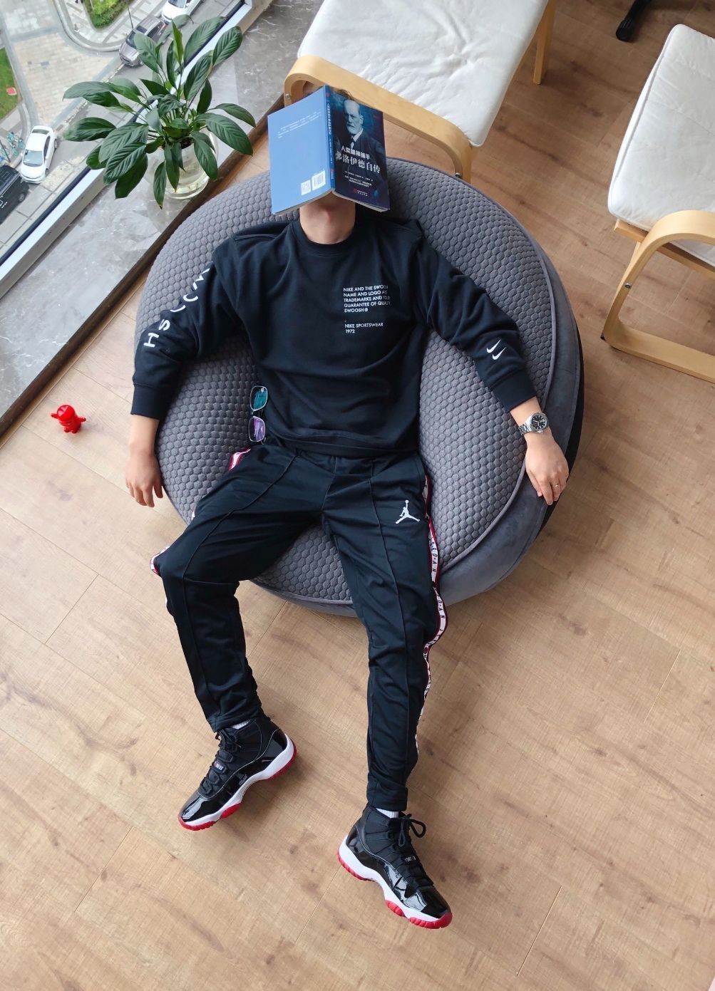 OOTD丨Jordan Brand 串标侧开排扣篮球训练运动长裤分享来啦