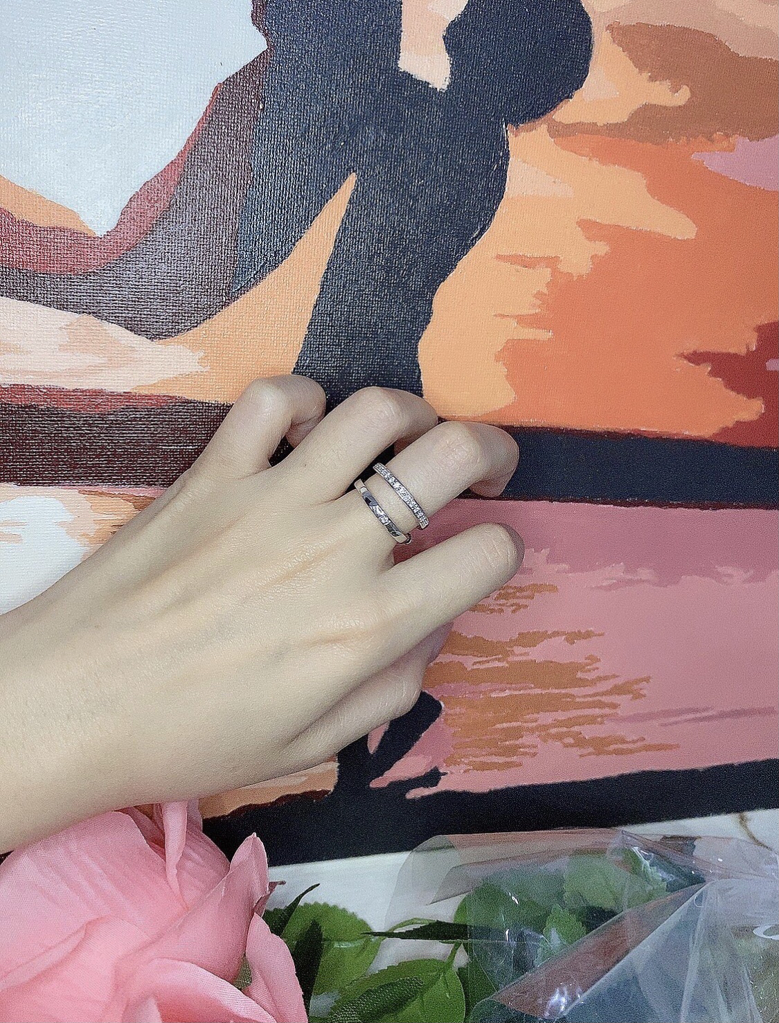 范琦美妙对戒