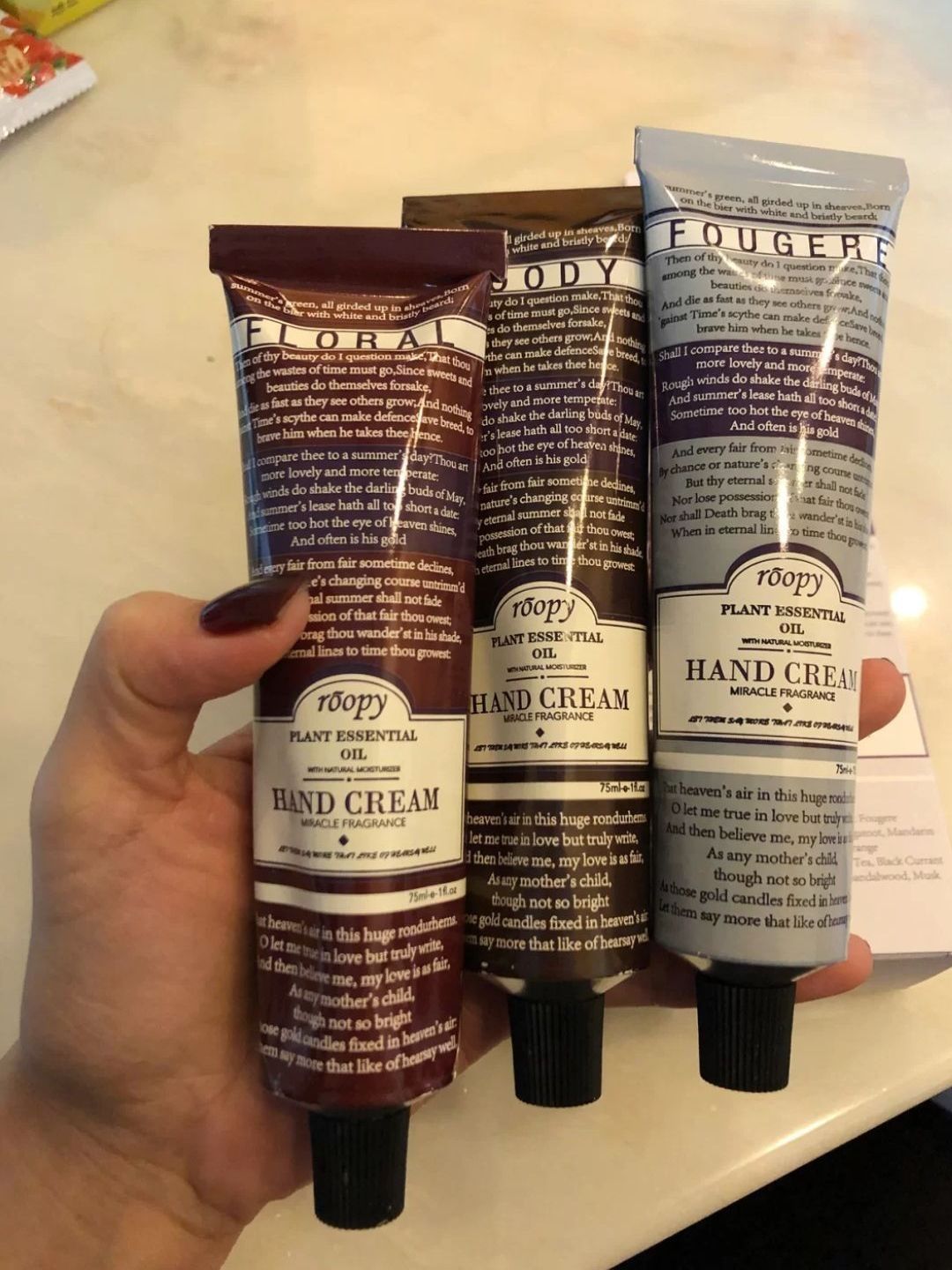 roopy润培植物香氛护手霜🌸保湿不油腻