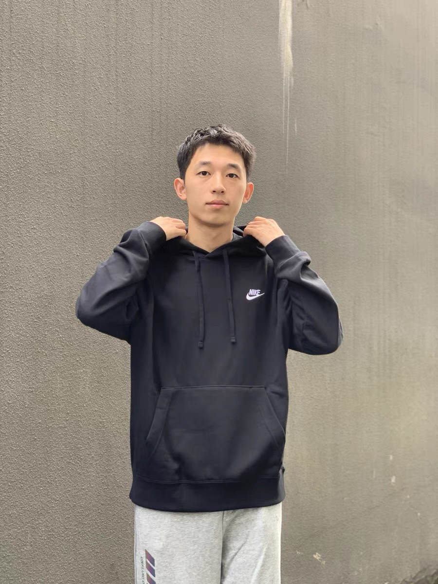 Nike NSW CLUB FLEECE 套头连帽情侣卫衣
