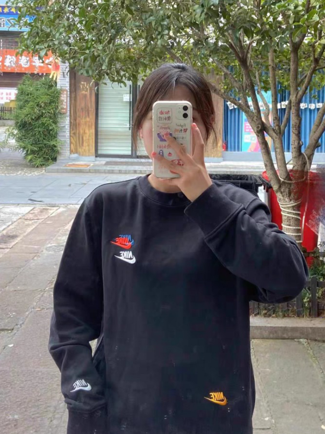 甜美少女的酷酷穿搭|卫衣分享