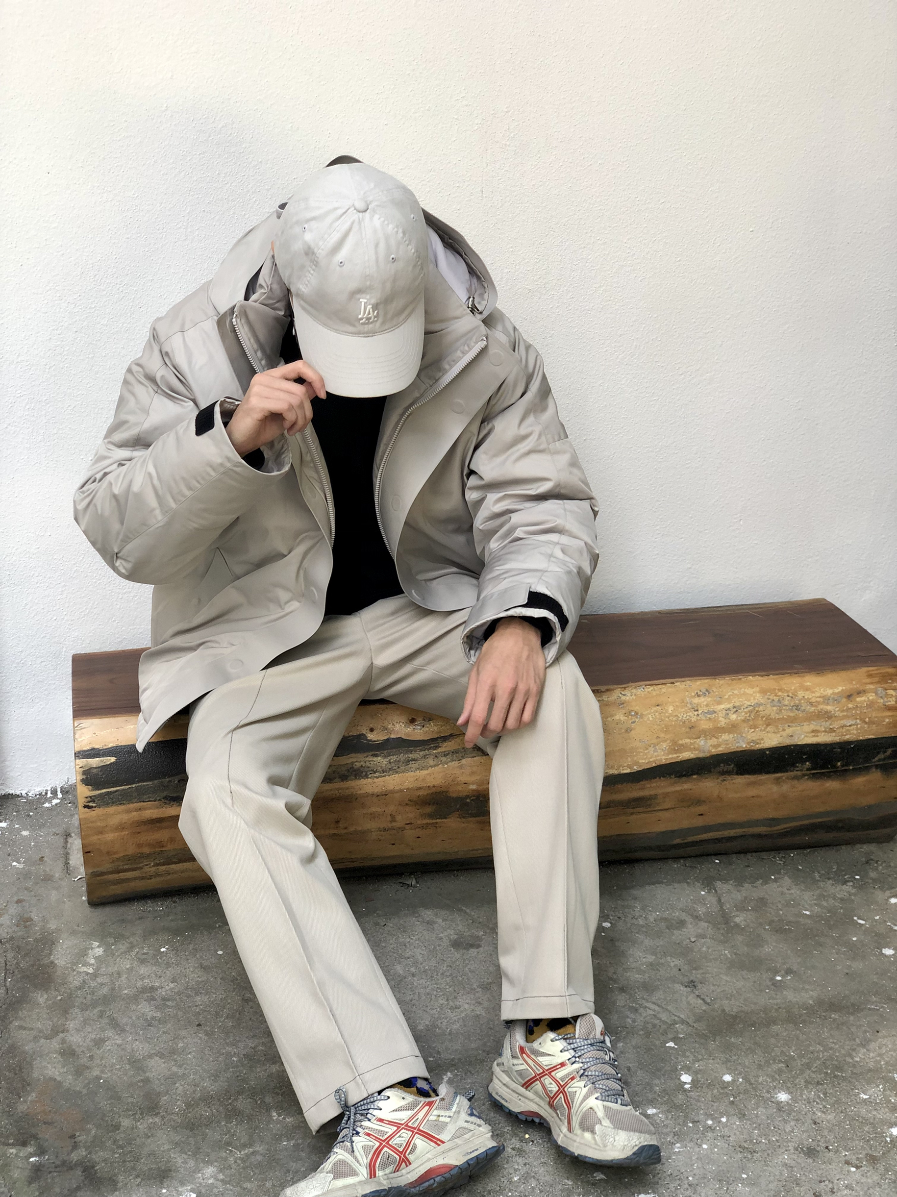 秋冬男生高级灰羽绒服👨‍🚀太空人灵感穿搭